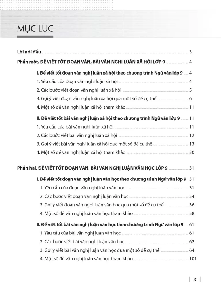 ĐỂ VIẾT TỐT ĐOẠN VĂN, BÀI VĂN NGHỊ LUẬN LỚP 9 (Theo chương trình GDPT 2018)